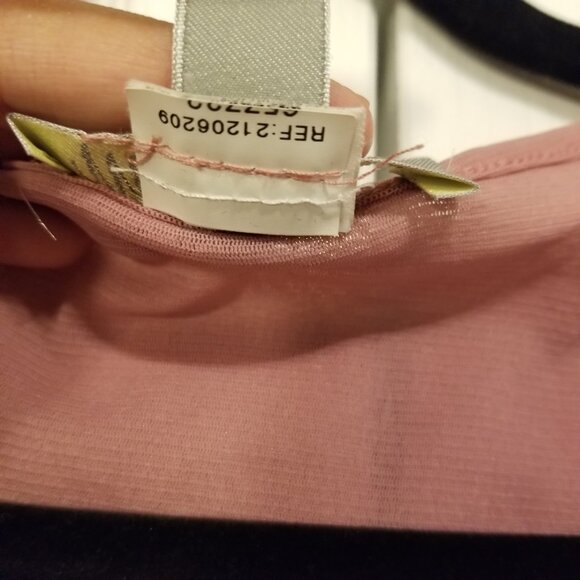 Pink Y2K Ruched Tank Top Mid Length Top Nude Women XS Vintage Feminine Girly - Picture 4 of 10